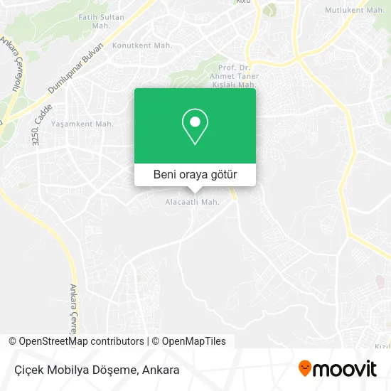 Çiçek Mobilya Döşeme harita