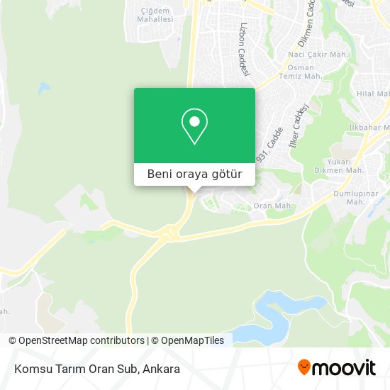 Komsu Tarım Oran Sub harita