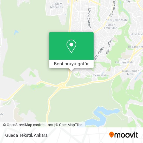 Gueda Tekstıl harita