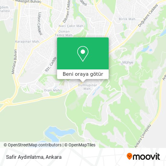 Safir Aydınlatma harita