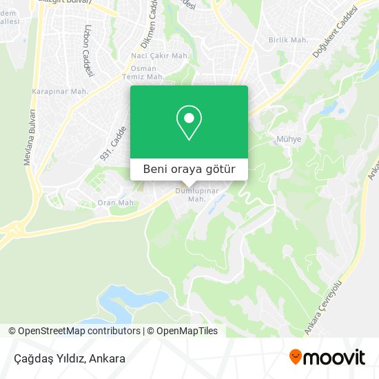 Çağdaş Yıldız harita