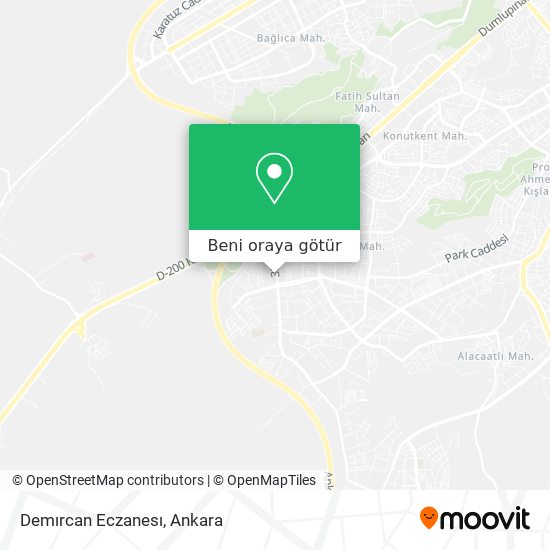 Demırcan Eczanesı harita