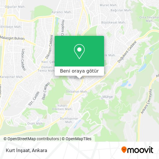 Kurt İnşaat harita