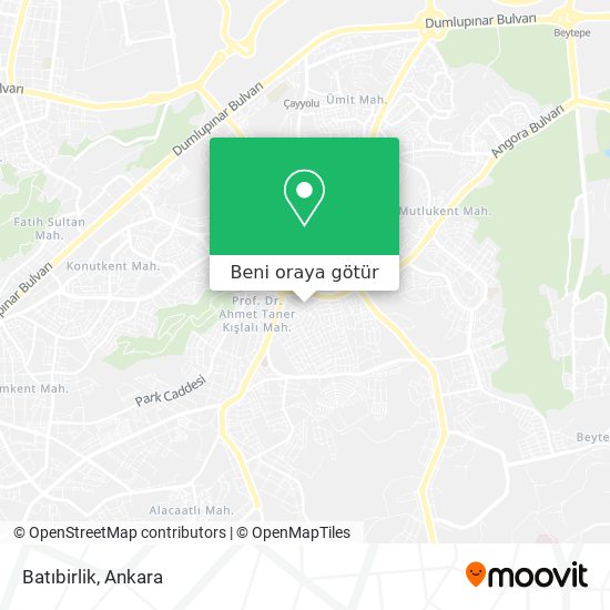 Batıbirlik harita