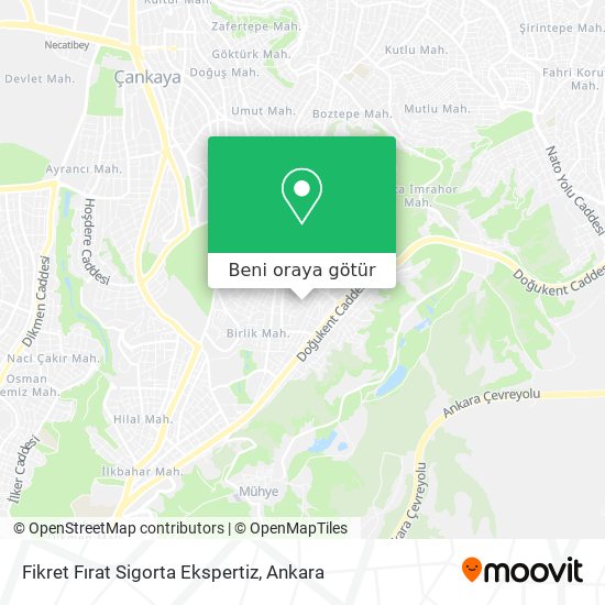 Fikret Fırat Sigorta Ekspertiz harita