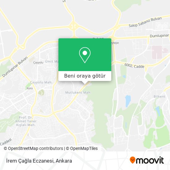 İrem Çağla Eczanesi harita