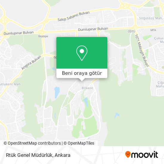 Rtük Genel Müdürlük harita