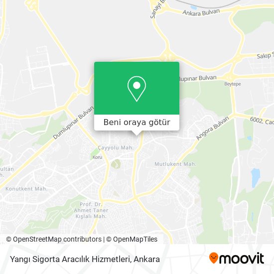 Yangı Sigorta Aracılık Hizmetleri harita