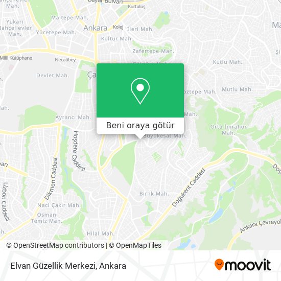 Elvan Güzellik Merkezi harita
