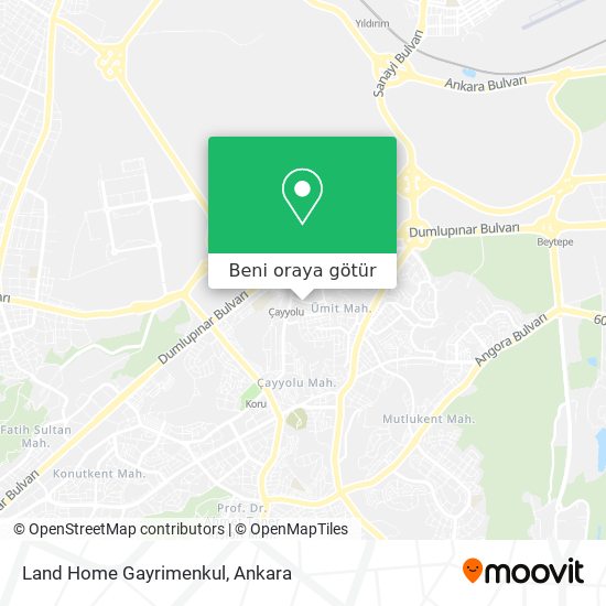 Land Home Gayrimenkul harita