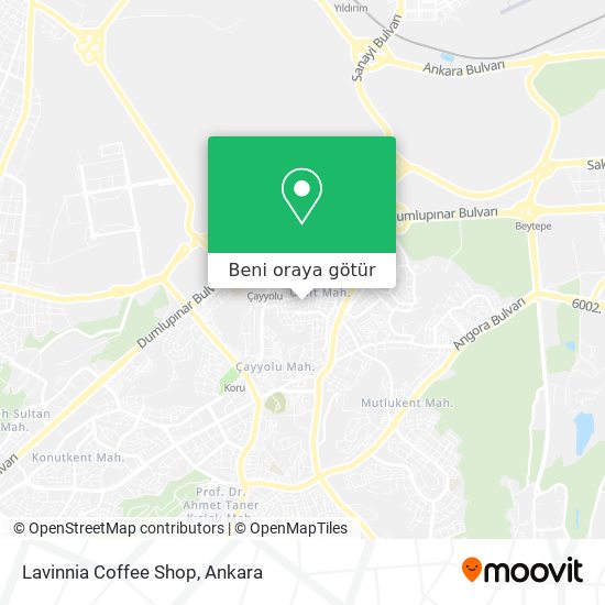 Lavinnia Coffee Shop harita