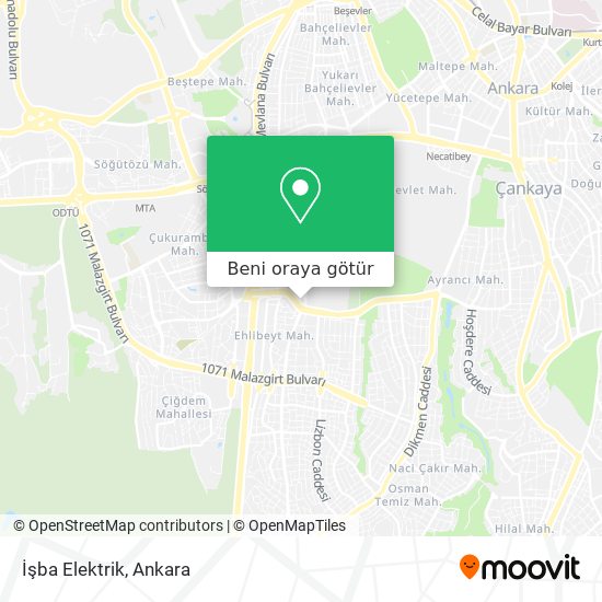 İşba Elektrik harita