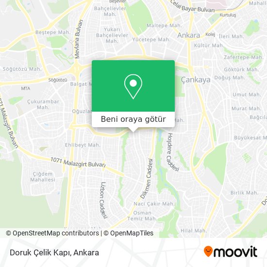 Doruk Çelik Kapı harita