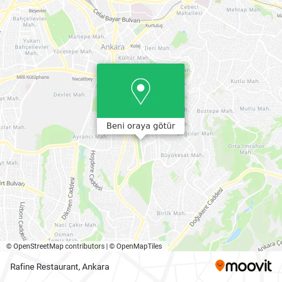 Rafine Restaurant harita