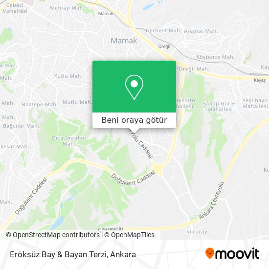 Eröksüz Bay & Bayan Terzi harita