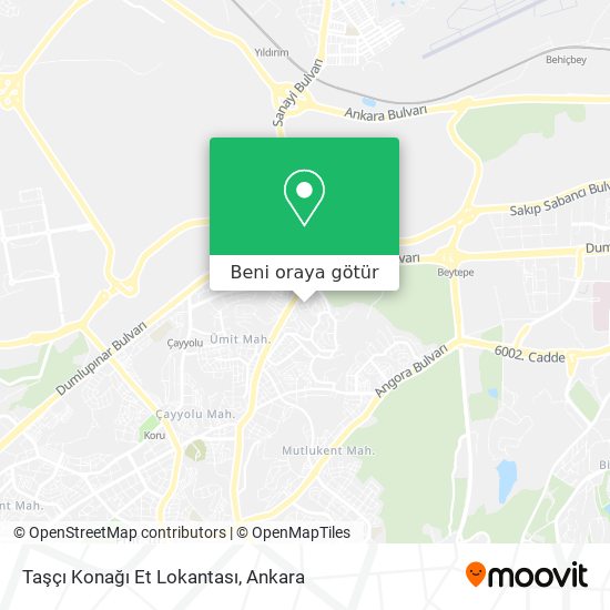 Taşçı Konağı Et Lokantası harita