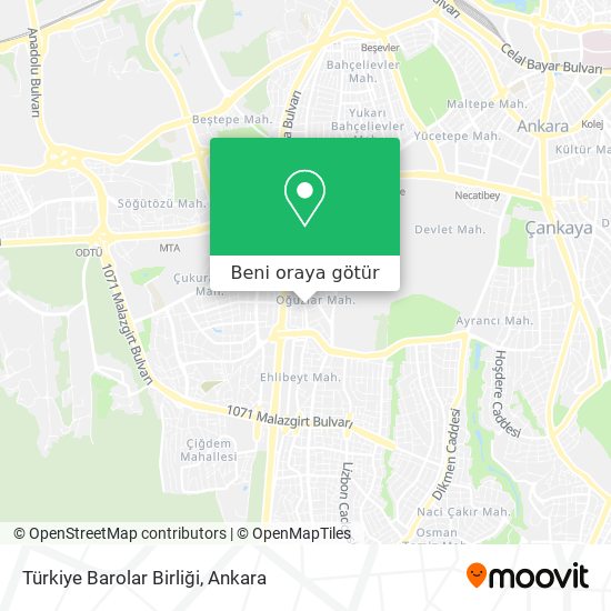 Türkiye Barolar Birliği harita