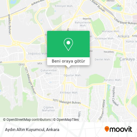 Aydın Altın Kuyumcul harita