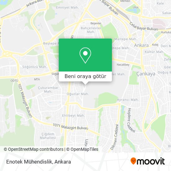 Enotek Mühendislik harita