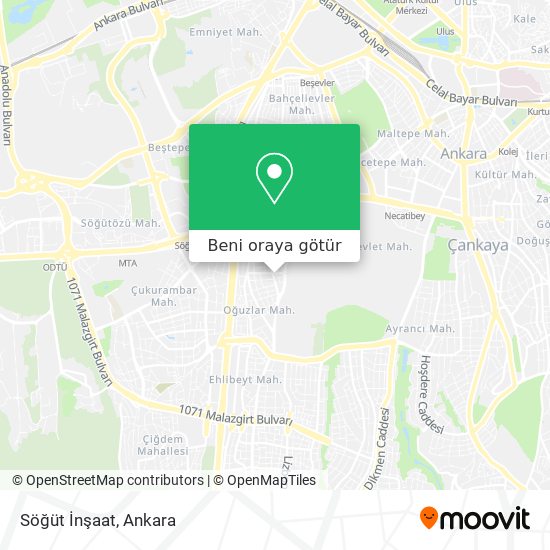 Söğüt İnşaat harita