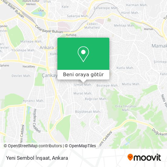 Yeni Sembol İnşaat harita