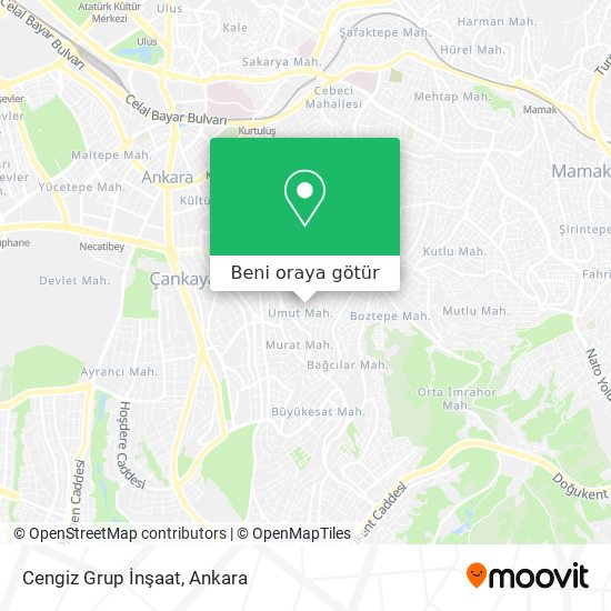 Cengiz Grup İnşaat harita