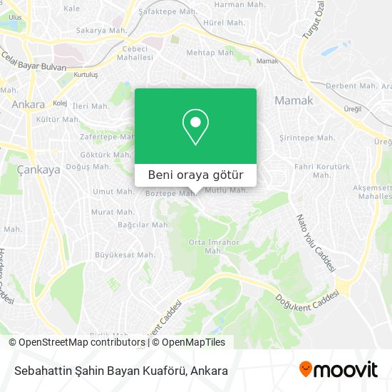 Sebahattin Şahin Bayan Kuaförü harita