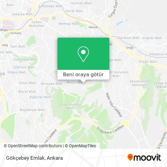 Gökçebey Emlak harita