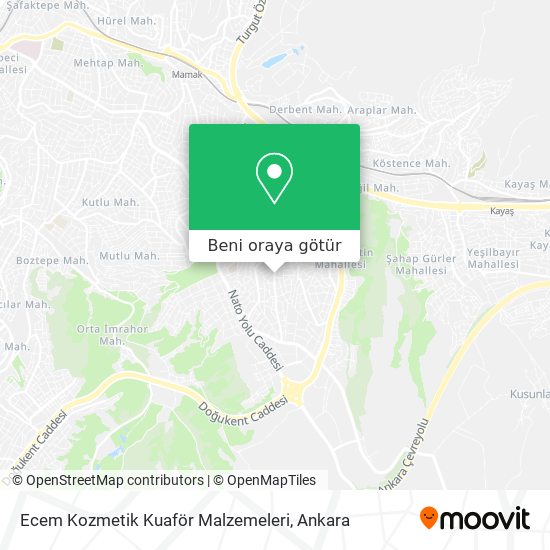 Ecem Kozmetik Kuaför Malzemeleri harita