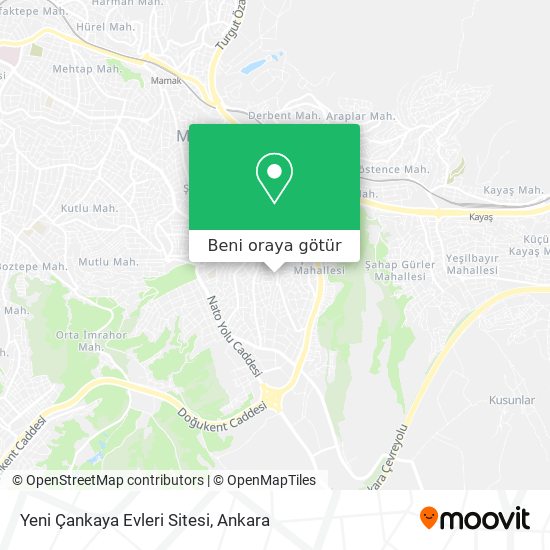 Yeni Çankaya Evleri Sitesi harita
