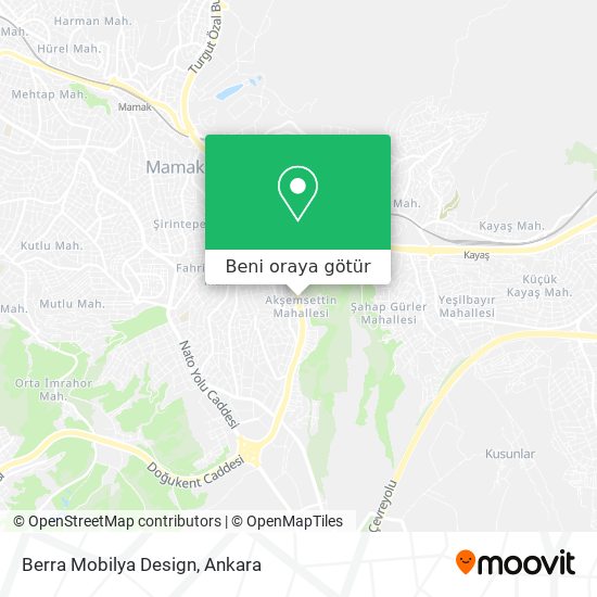 Berra Mobilya Design harita