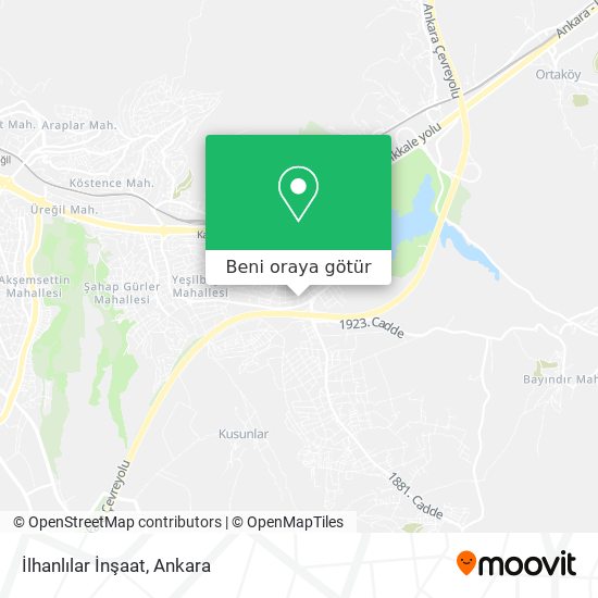 İlhanlılar İnşaat harita