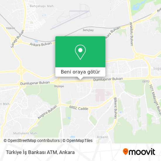 Türkiye İş Bankası ATM harita