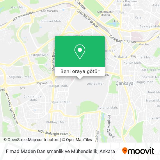 Fimad Maden Danişmanlik ve Mühendislik harita
