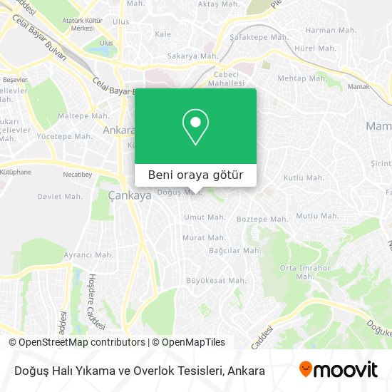 Doğuş Halı Yıkama ve Overlok Tesisleri harita