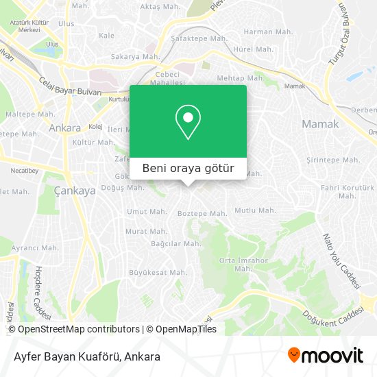 Ayfer Bayan Kuaförü harita