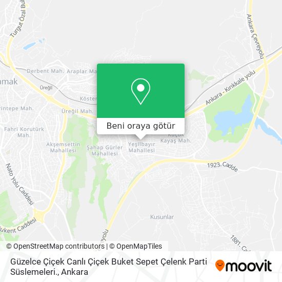 Güzelce Çiçek Canlı Çiçek Buket Sepet Çelenk Parti Süslemeleri. harita