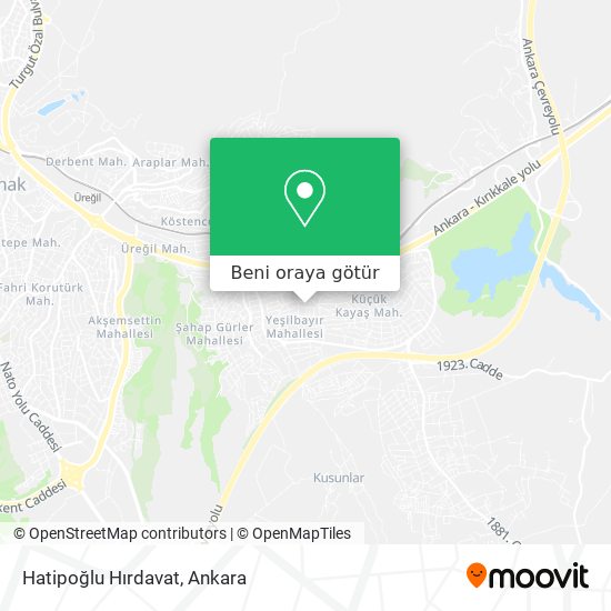 Hatipoğlu Hırdavat harita