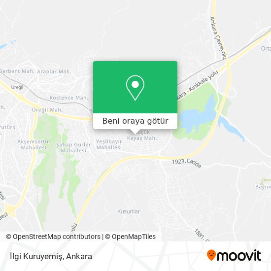 İlgi Kuruyemiş harita