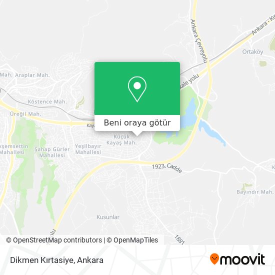 Dikmen Kırtasiye harita