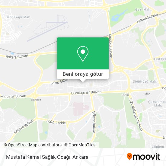 Mustafa Kemal Sağlık Ocağı harita