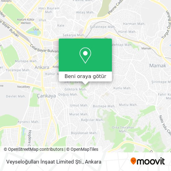 Veyseloğulları İnşaat Limited Şti. harita
