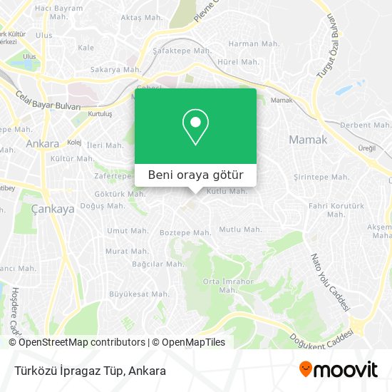 Türközü İpragaz Tüp harita