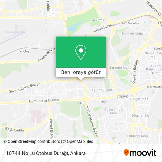 10744 No Lu Otobüs Durağı harita