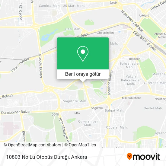 10803 No Lu Otobüs Durağı harita