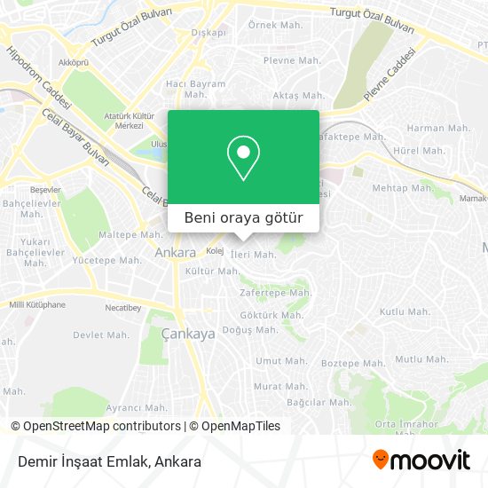 Demir İnşaat Emlak harita
