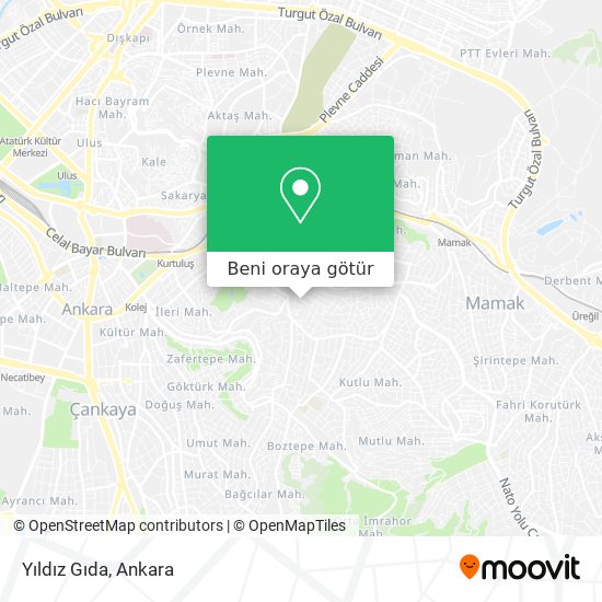 Yıldız Gıda harita