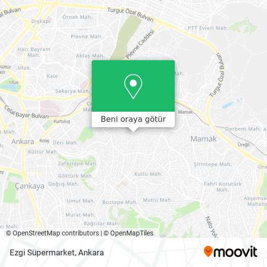 Ezgi Süpermarket harita