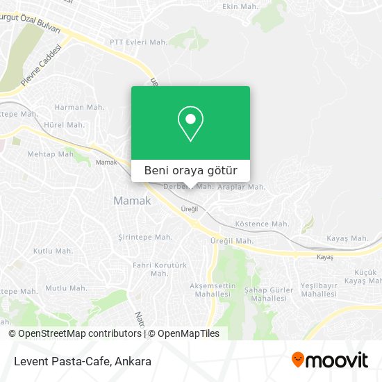 Levent Pasta-Cafe harita
