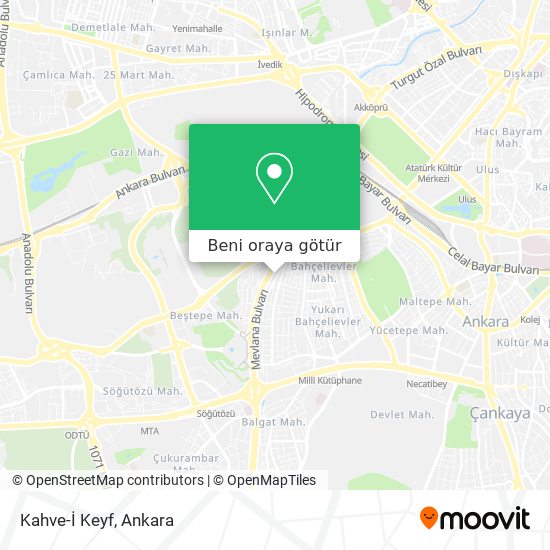 Kahve-İ Keyf harita